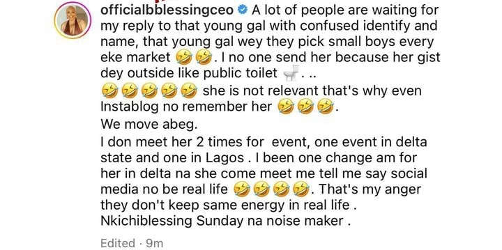 A lady with a confused identity Blessing CEO shades Nkechi Blessing Kemi Filani blog min 1