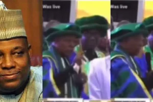 Men protest as VP Shettima pledges N25m to indigent female students, asks men to source for their own school fees (Video)