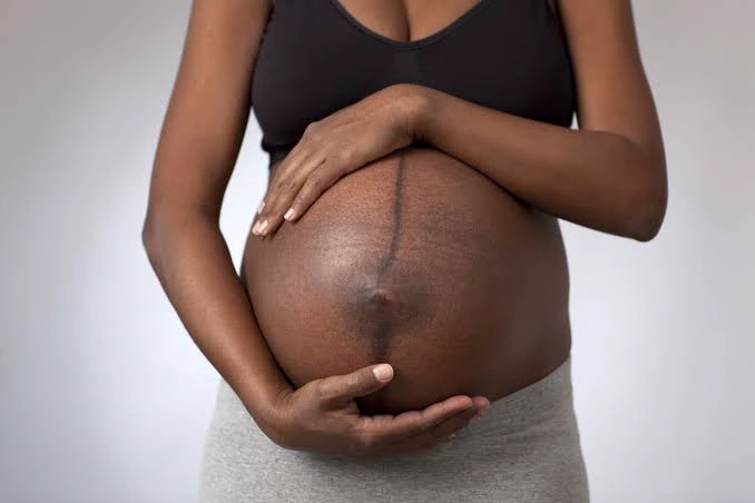 Pregnant Womans Stomach