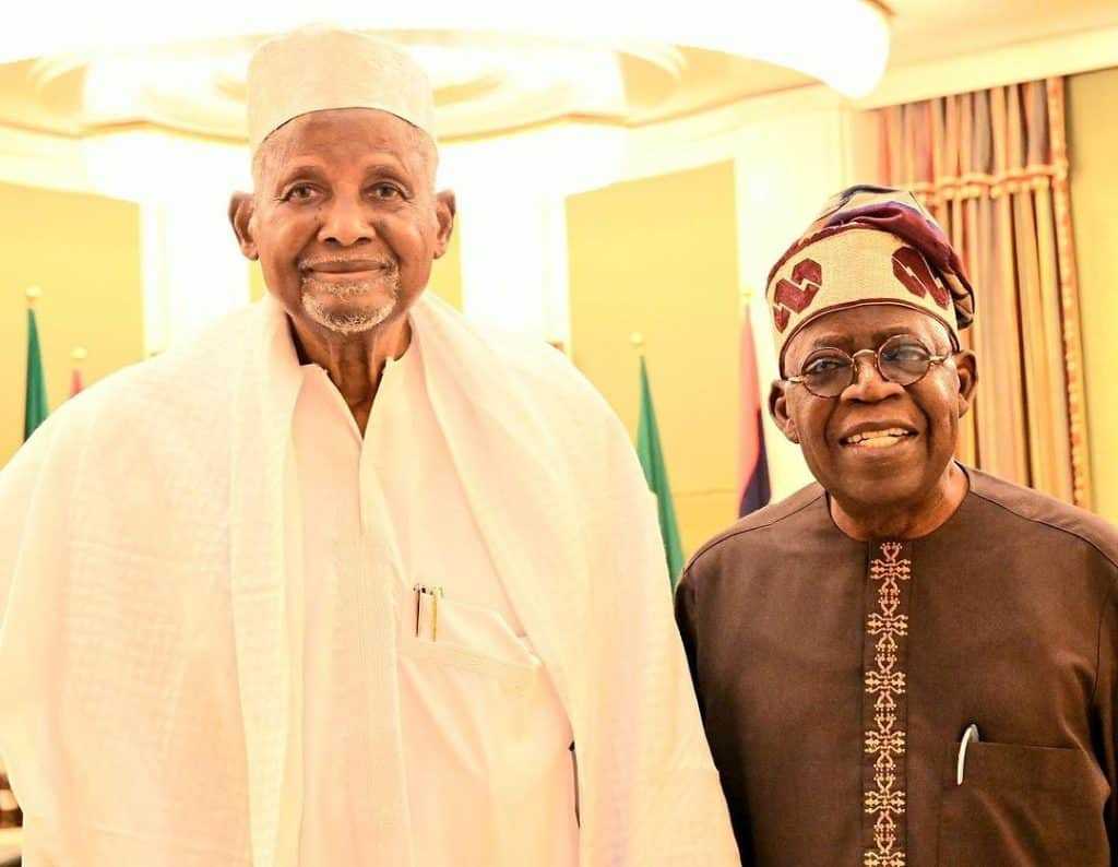 Alhaji Aminu Alhassan Dantata visited President Tinubu