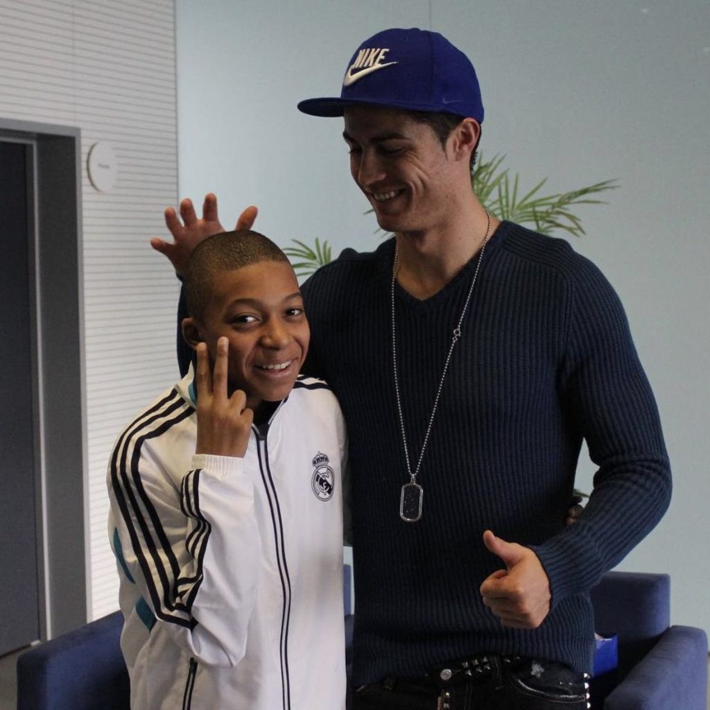 Cristiano Ronaldo Welcomes Kylian Mbappé To Real Madrid