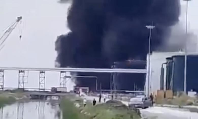 Fire Outbreak At Dangote Refinery