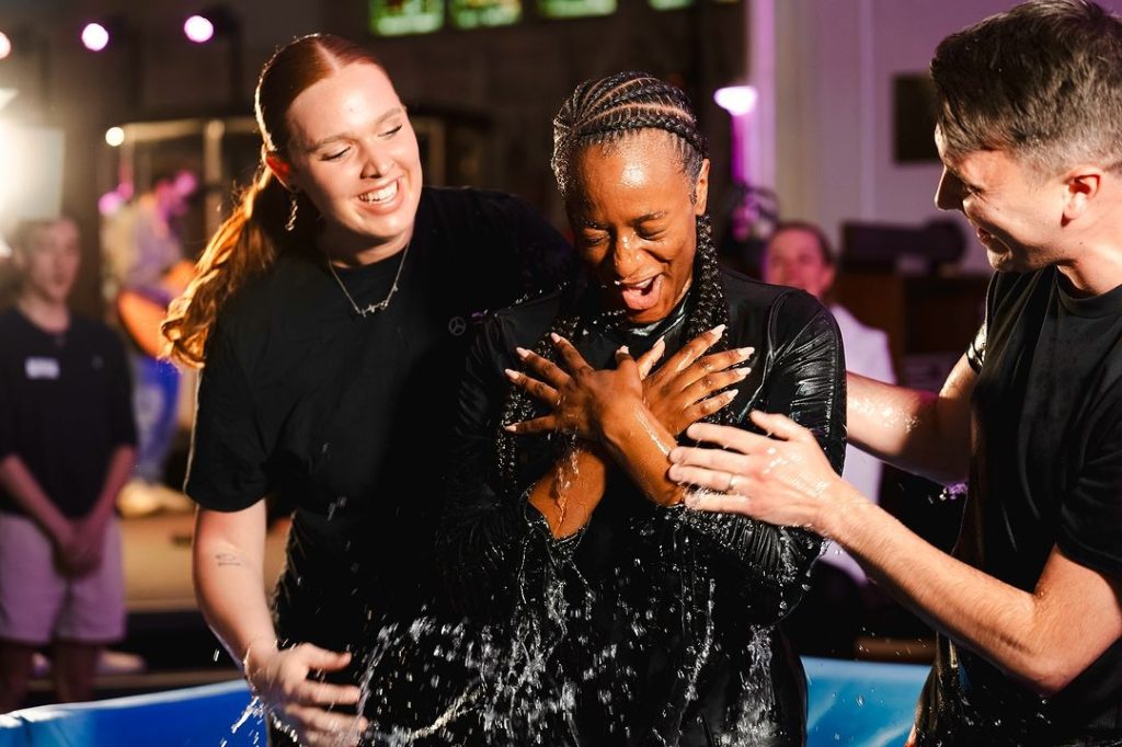 DJ Cuppy Baptised