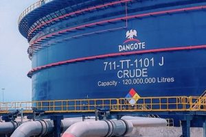 dangote refinery crude oil shipment