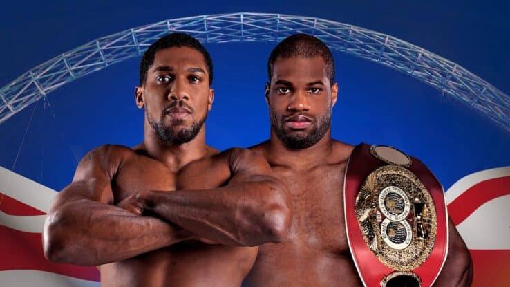 Anthony Joshua and Daniel Dubois