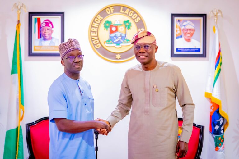 Sanwo-Olu and Monday Okpebholo 