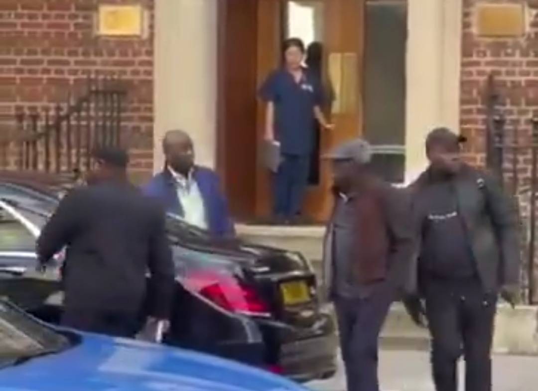 President Tinubu Sighted at London Hospital (Video)