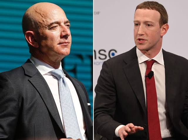 Mark Zuckerberg, Jeff Bezos