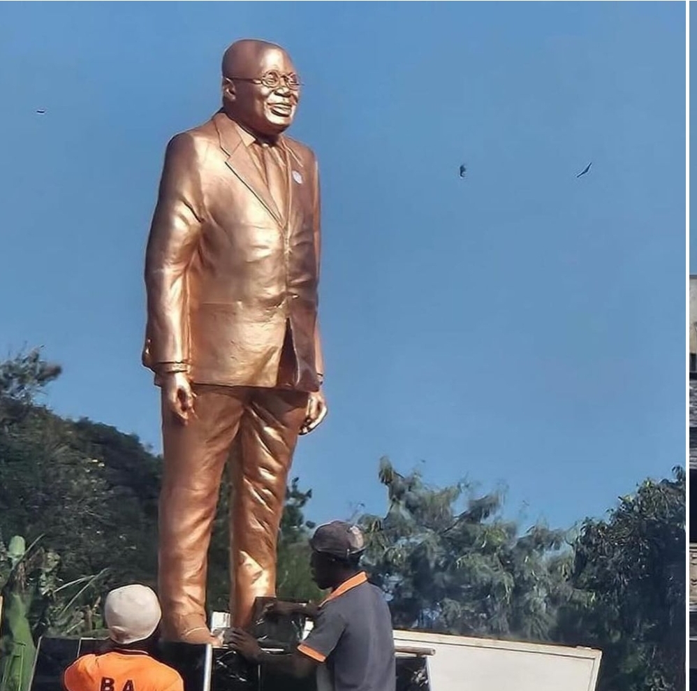 President Akufo-Addo Unveils Statue