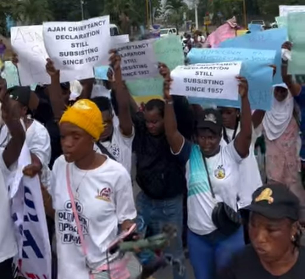 Ajah Residents Protest at Lagos Assembly