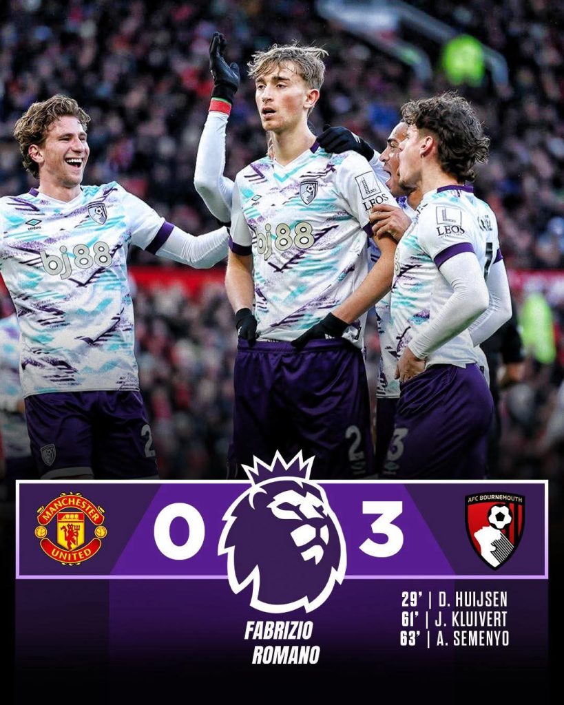 Bournemouth Humiliate Manchester United 