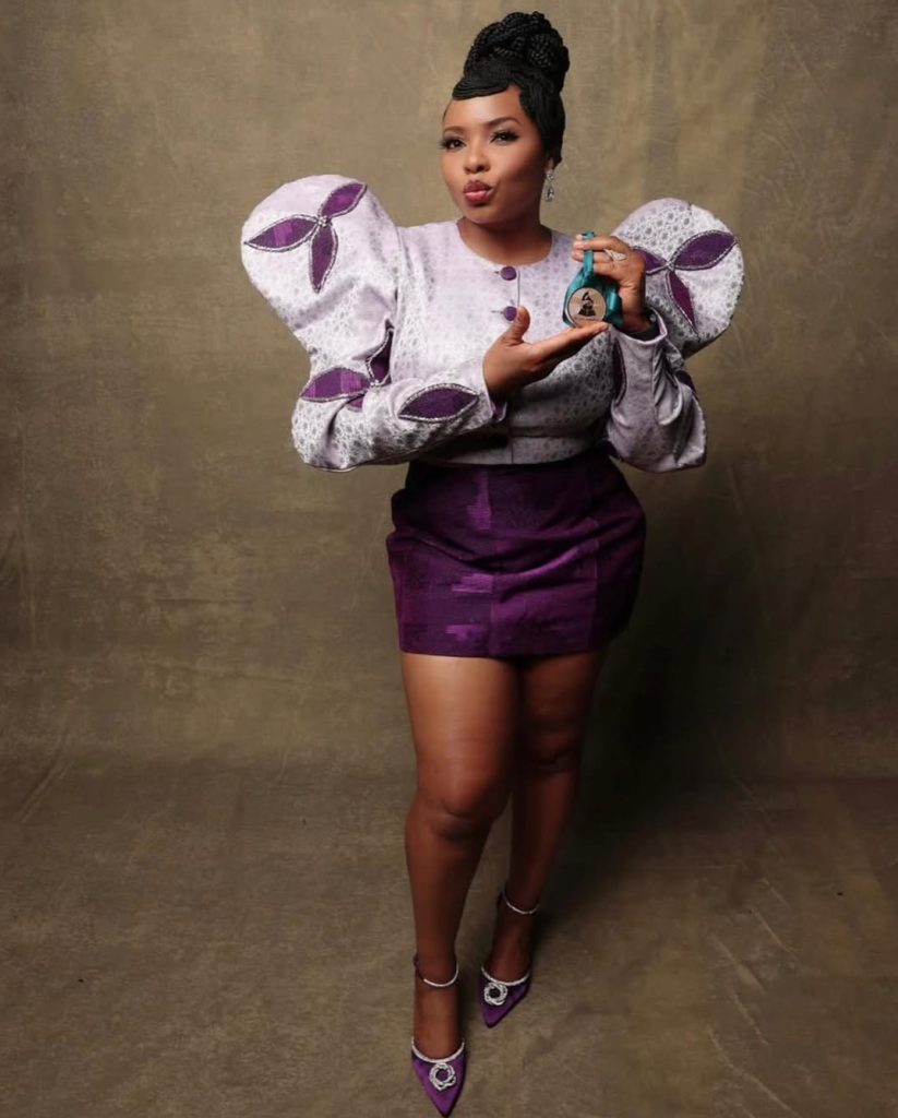 Yemi Alade Receives Grammy Nominee Medal