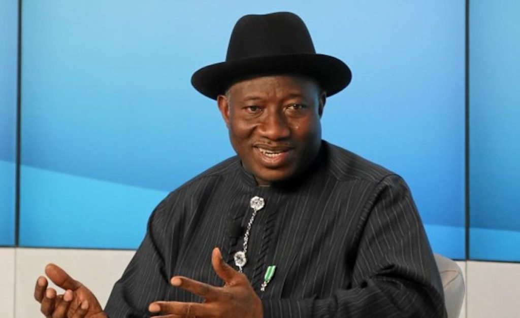 Former Nigerian president Goodluck Ebele Jonathan