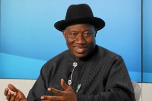 Former Nigerian president Goodluck Ebele Jonathan