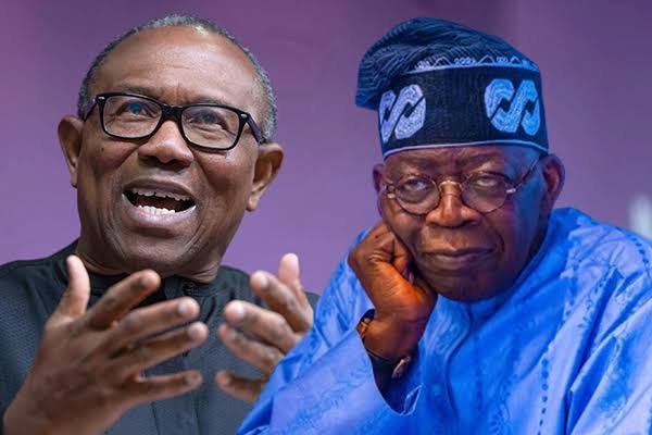 Peter Obi and Tinubu 